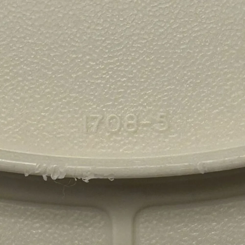 Vintage Tupperware Divided Tray Serving Relish Dip 10‎ inch Almond W Lid 1708-5